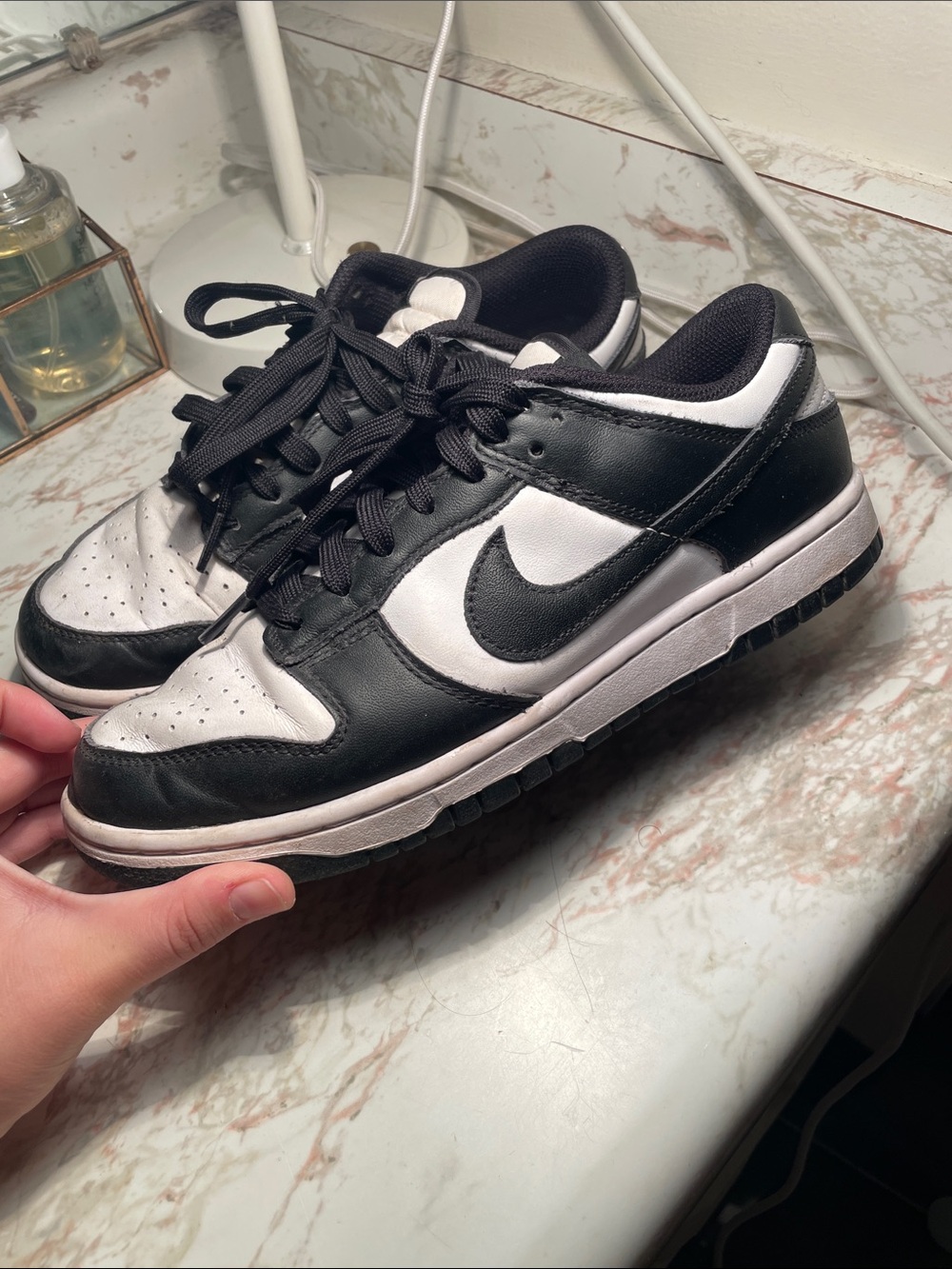 Panda Dunks-Nike Black and White Low-Top Sneakers
